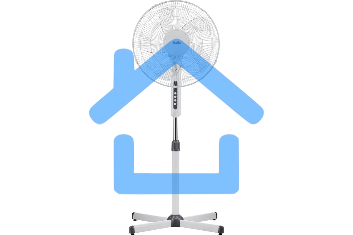 Вентилятор напольный Ballu BFF–801 42Вт бел. НС-1155725