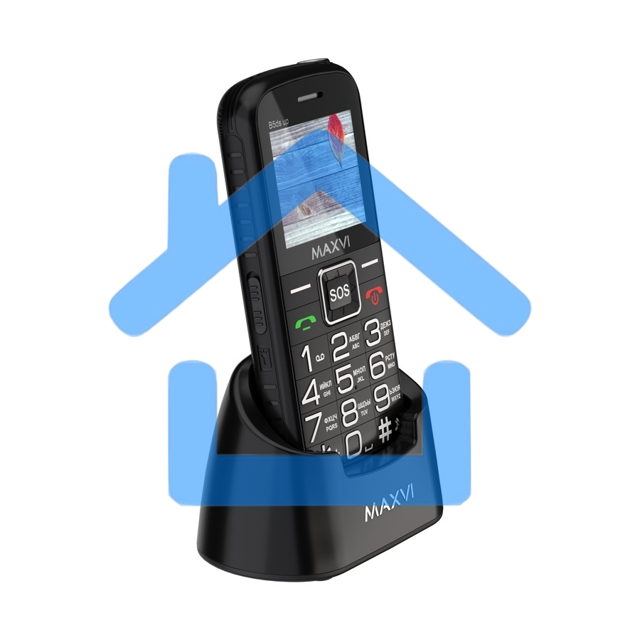 Мобильный телефон Maxvi B5ds up черный