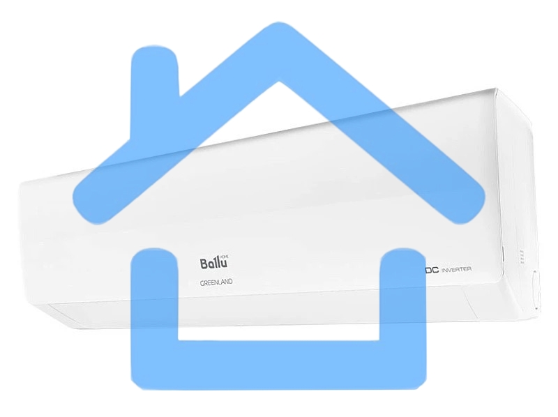 Блок внутренний сплит-системы Ballu BSGRI/in-18HN8_22Y инвертор, 18000 BTU, 46 м², 34 дБ, охлаждение, обогрев, осушение, белый