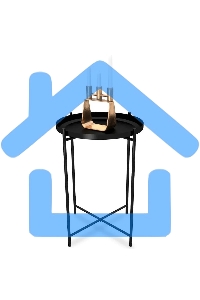 Столик журнальный SHEFFILTON SHT-CT8-1 металл черный муар (200184)