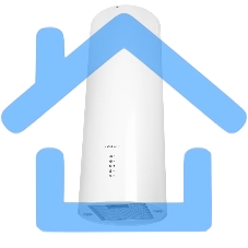 Вытяжка островная HOMSair ART 1050IS 35 белый, 35 см, 1050 куб. м/ч, 63 дБ