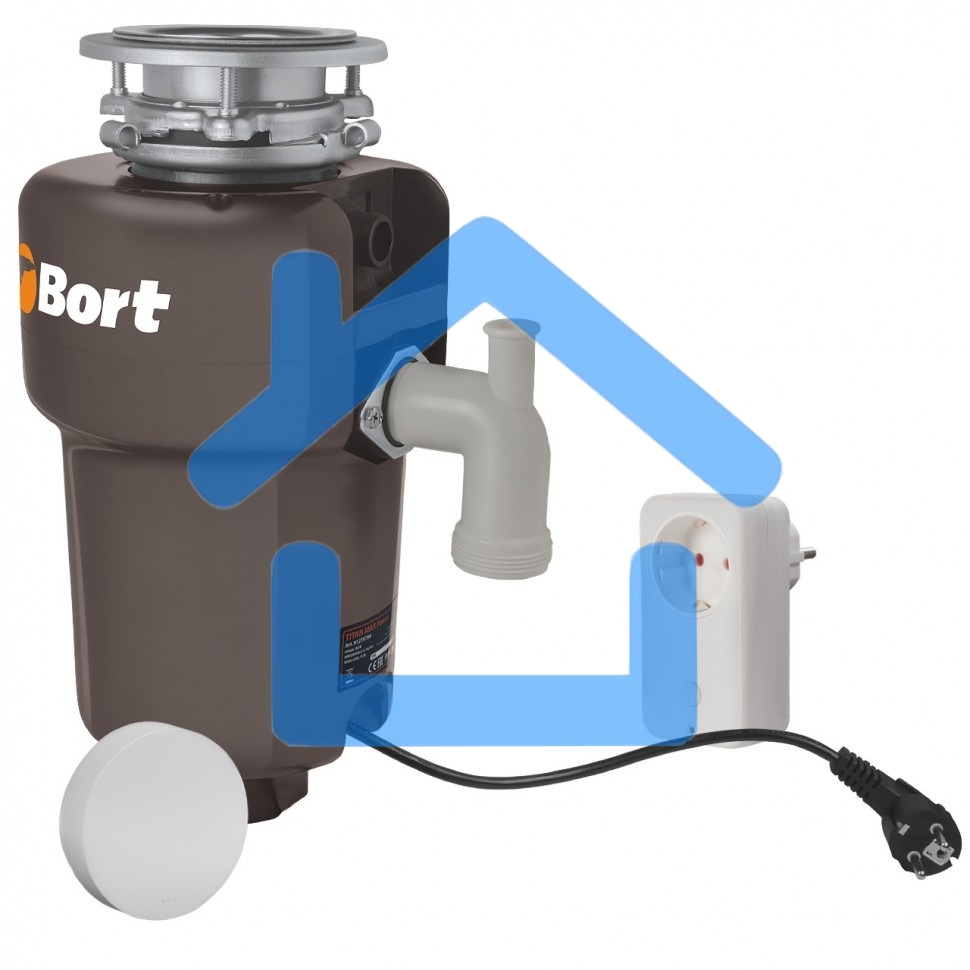 Измельчитель пищевых отходов Bort TITAN MAX Power (FullControl) (93410266)