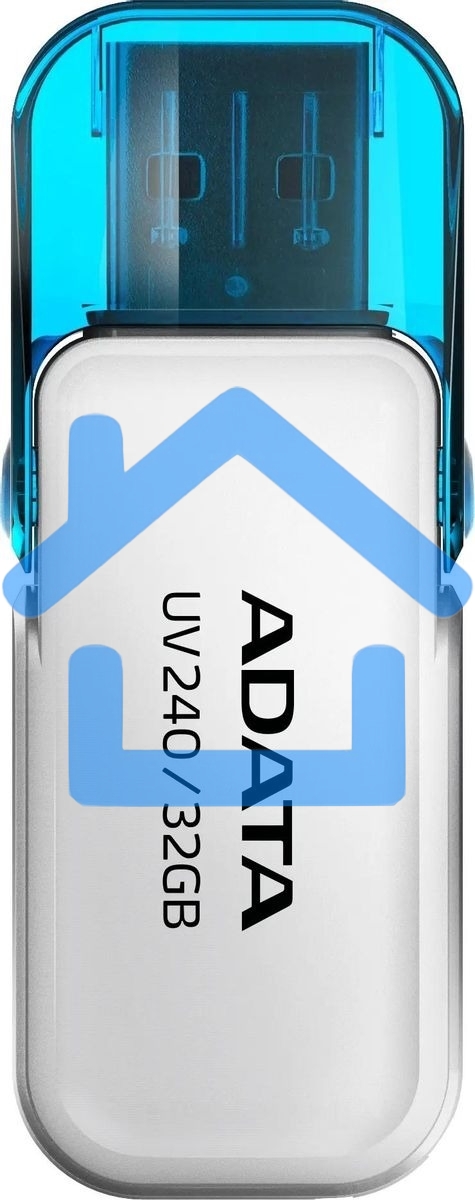 Флешка USB R/W ADATA R/W 32Gb ADATA UV240, USB 2.0, белый