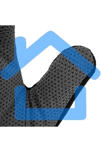 Перчатки универсальные Denzel 68095 двойные, ПВХ нанесение, размер 8