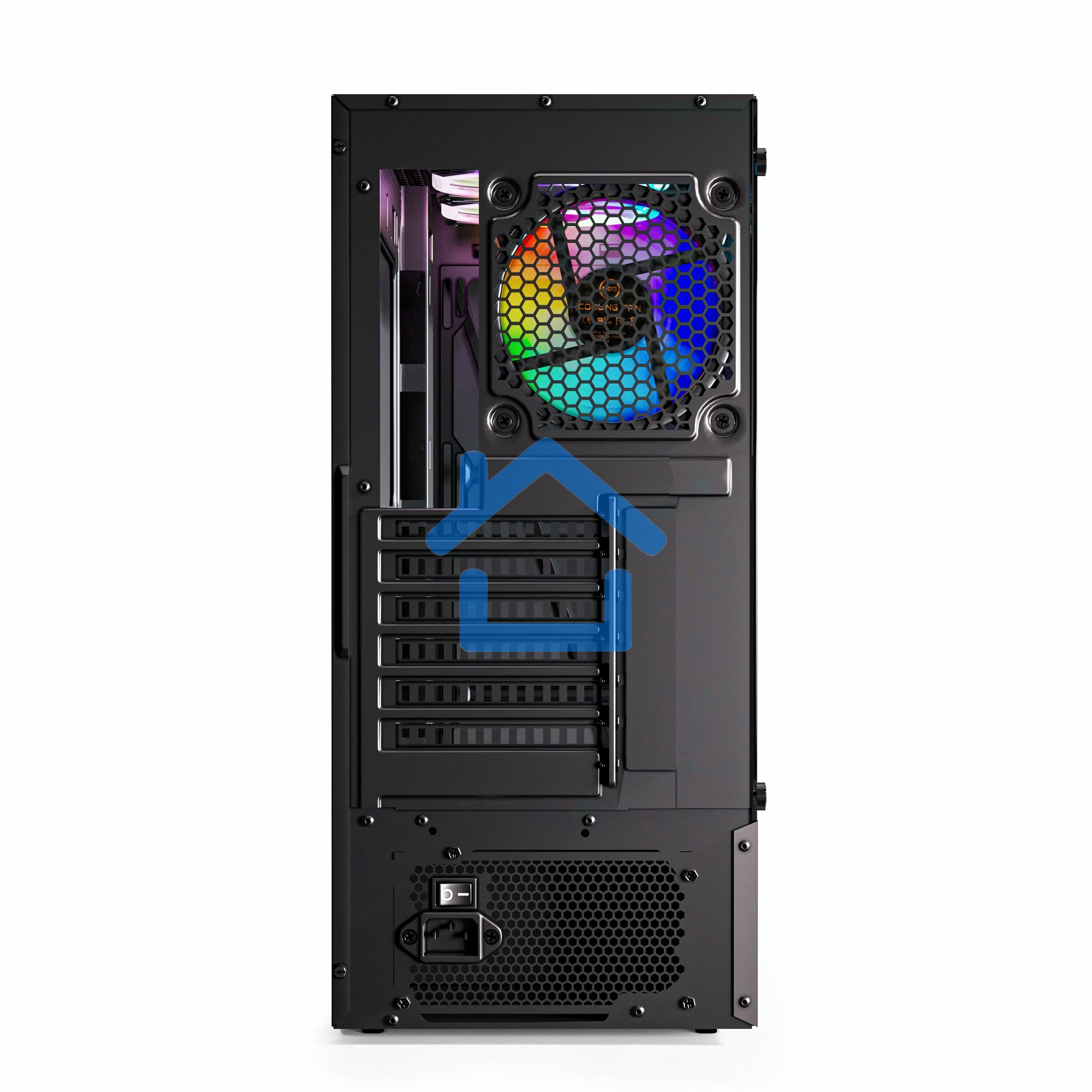 Компьютерный корпус ABR GQ-2 (8018) (USB 3.0X1 + USB 2.0 X2+audio)