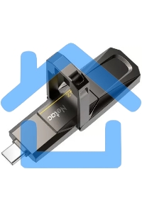 Флешка USB Netac US5 256 Gb USB 3.2+TypeC Solid State Flash, up to 550MB/500Mb/s