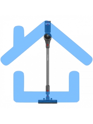 Пылесос вертикальный BQ VCA0103H серый, 2 в 1 вертикальный и компактный / технология циклон, эффективный сбор пыли и простота экплуатации / Quiet performance, низкий уровень шума / до 30 мин непрерывной работы / для эффективной уборки удобный индикатор за