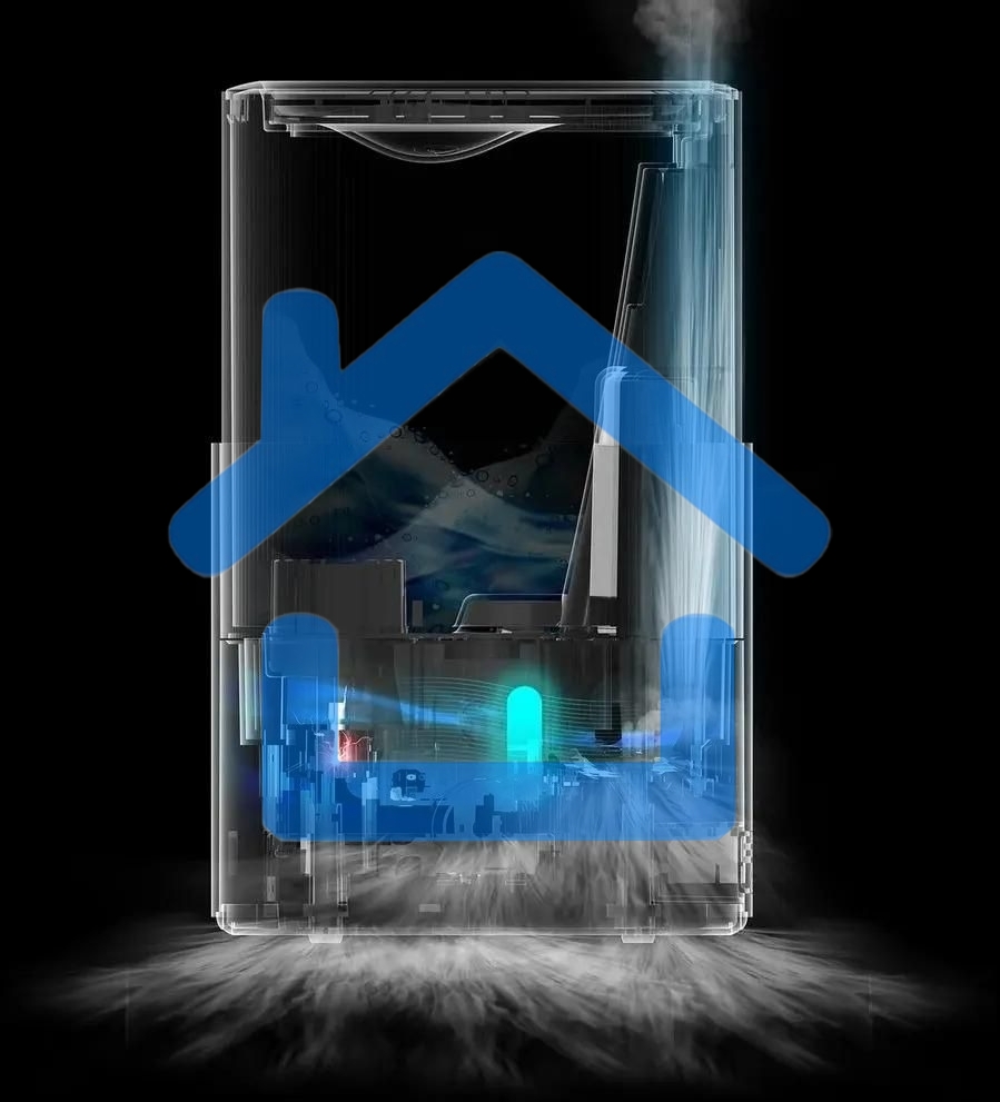 Увлажнитель воздуха ультразвуковой Deerma DEM-SJS300W, 4.4л белый