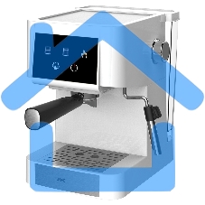 Кофеварка рожковая JVC JK-CF40 белый, исп. кофе - молотый, 1.5 л, 950 Вт, 20 Бар