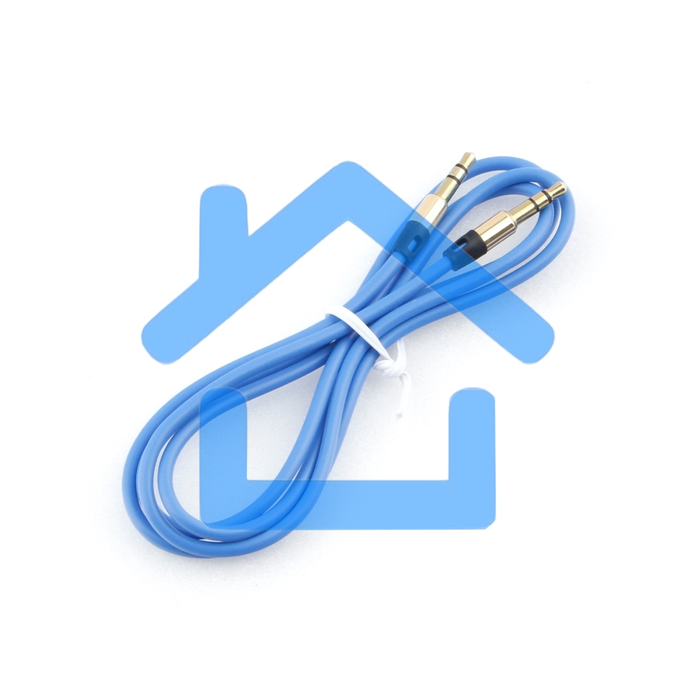 Кабель аудио Cablexpert CCAB-01-35MM-1MU, 3.5 Jack (M)/3.5 Jack (M), синий. 1м, блистер