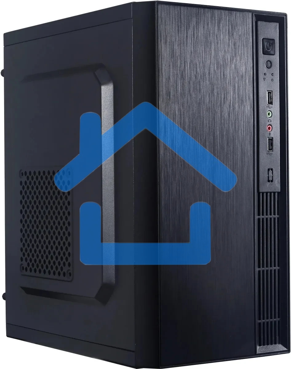 Компьютерный корпус Accord ENTRY ACC-241 черный без БП mATX 2xUSB 2.0 audio