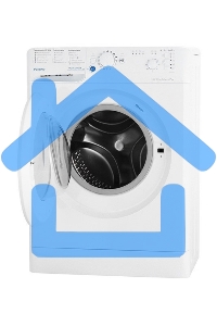 Стиральная машина Indesit BWSB 50851 белая, загрузка фронтальная 5кг, 800 об/мин., класс: A+