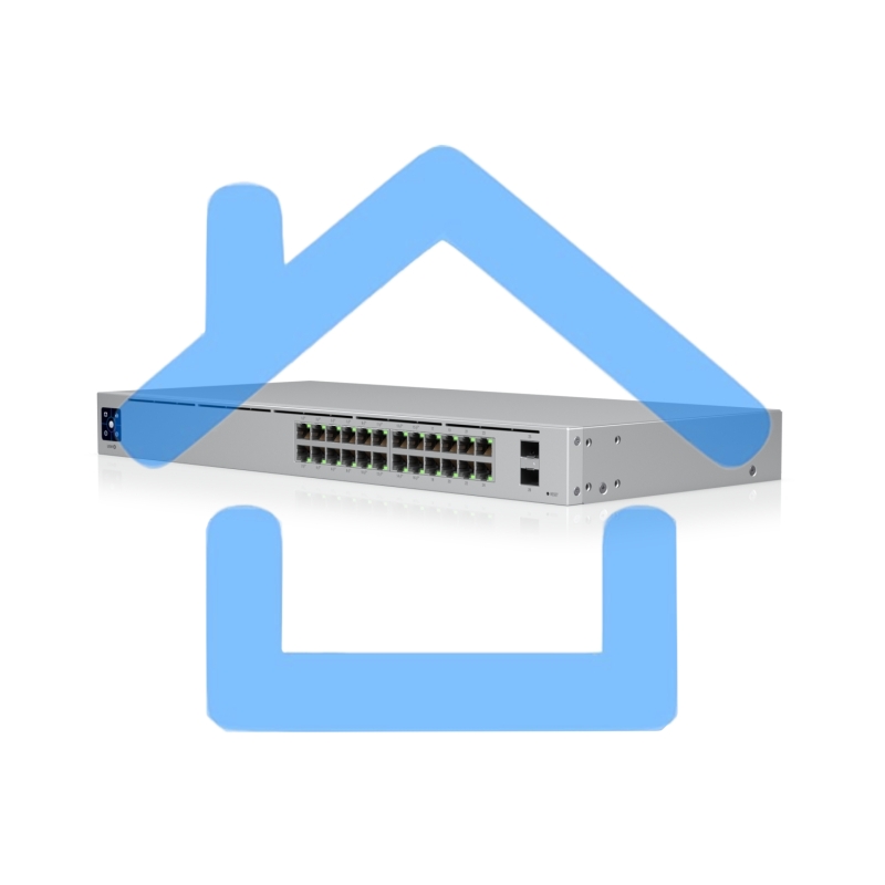 Коммутатор UBIQUITI USW-24-POE 24PORT 1000M 2SFP POE