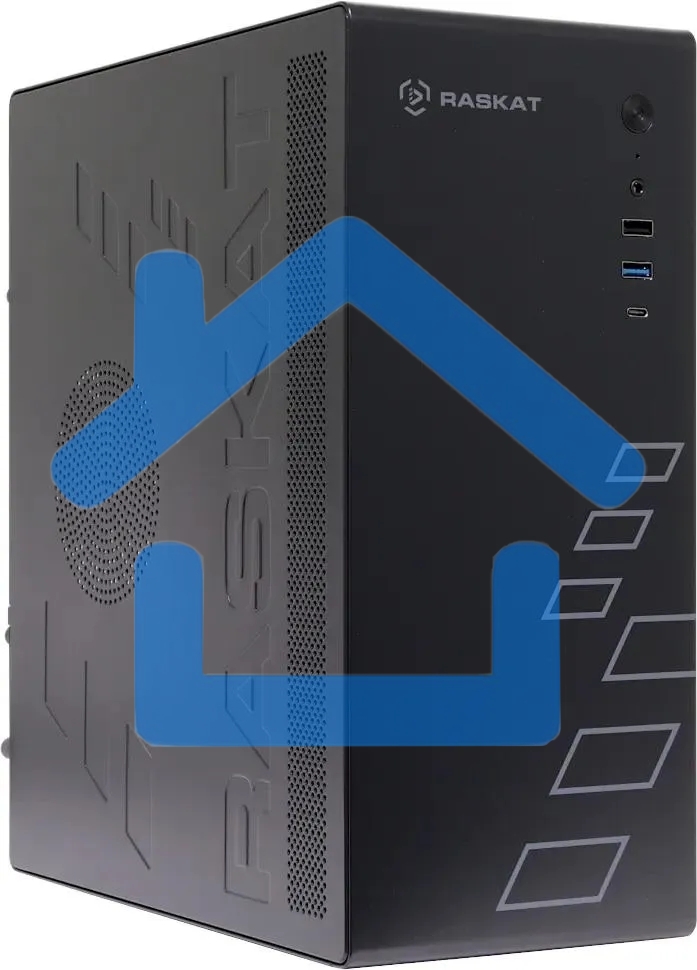 Компьютер Raskat Standart 300 (Intel Core i3 12100, RAM 8Gb, SSD 240Gb, no OS, kb+ms, черный)