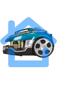 Пылесос JVC JH-VC401 бирюзовый/серый, 320/1800 Вт, уборка сухая, пылесборник контейнер 2,5 л.