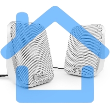 Акустическая система 2.0 Gembird SPK-100-W, белый, 6 Вт, регулятор громкости, USB-питание