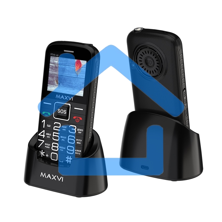 Мобильный телефон Maxvi B5ds up черный