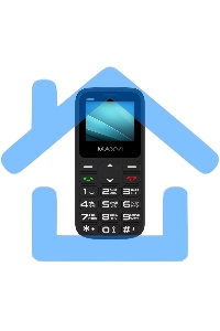 Мобильный телефон Maxvi B100i черный