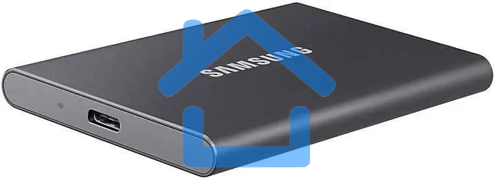 Твердотельный диск Samsung T7 Shield MU-PC2T0K серый титан, 4TB 3D NAND TLC, USB 3.2 Type-C R/W - 1050/1000 MB/s
