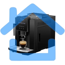 Кофемашина автоматическая Polaris PACM-2041SW черный, исп. кофе - зерна, 1.8 л, 1450 Вт, 20 Бар.