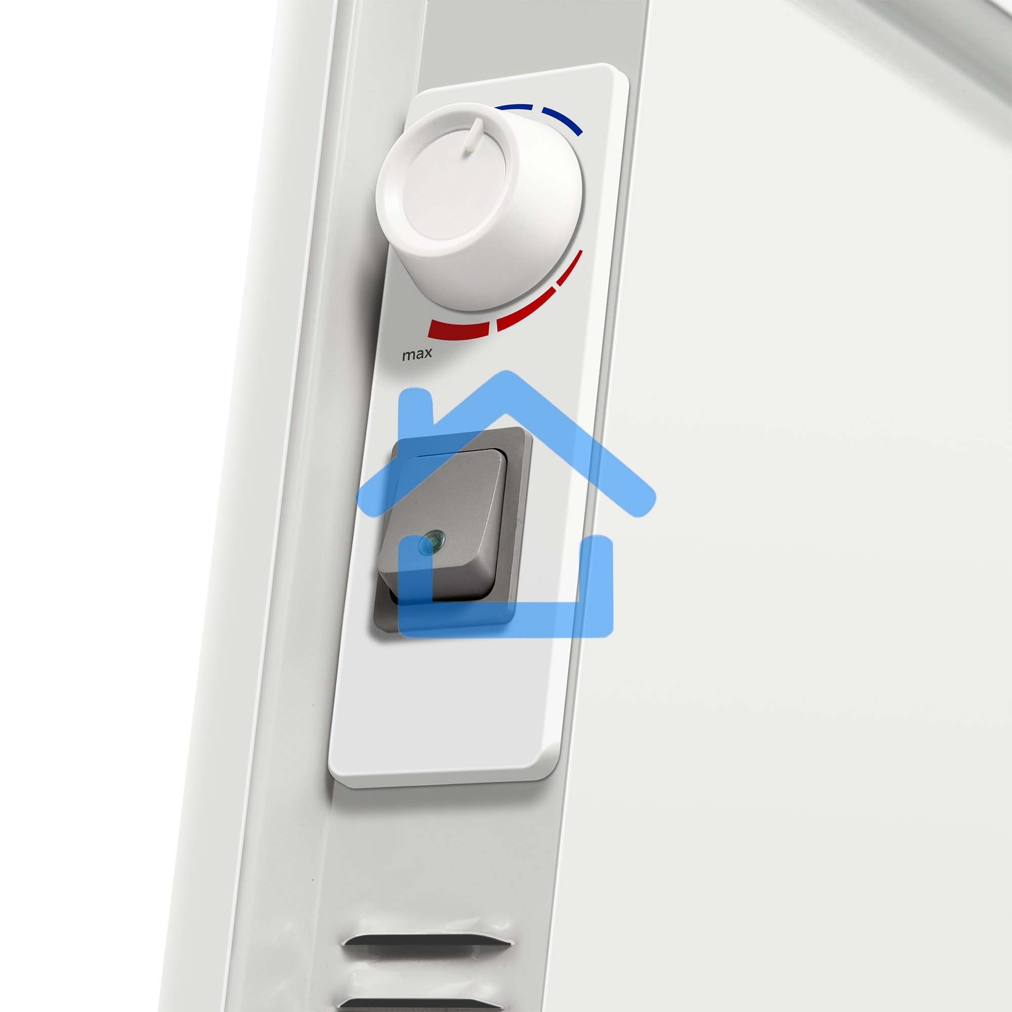 Конвектор Ballu Solo Turbo BEC/SMT-2000 + Кронштейн CWM-02, белый, 2000 Вт, 25 м2, термостат