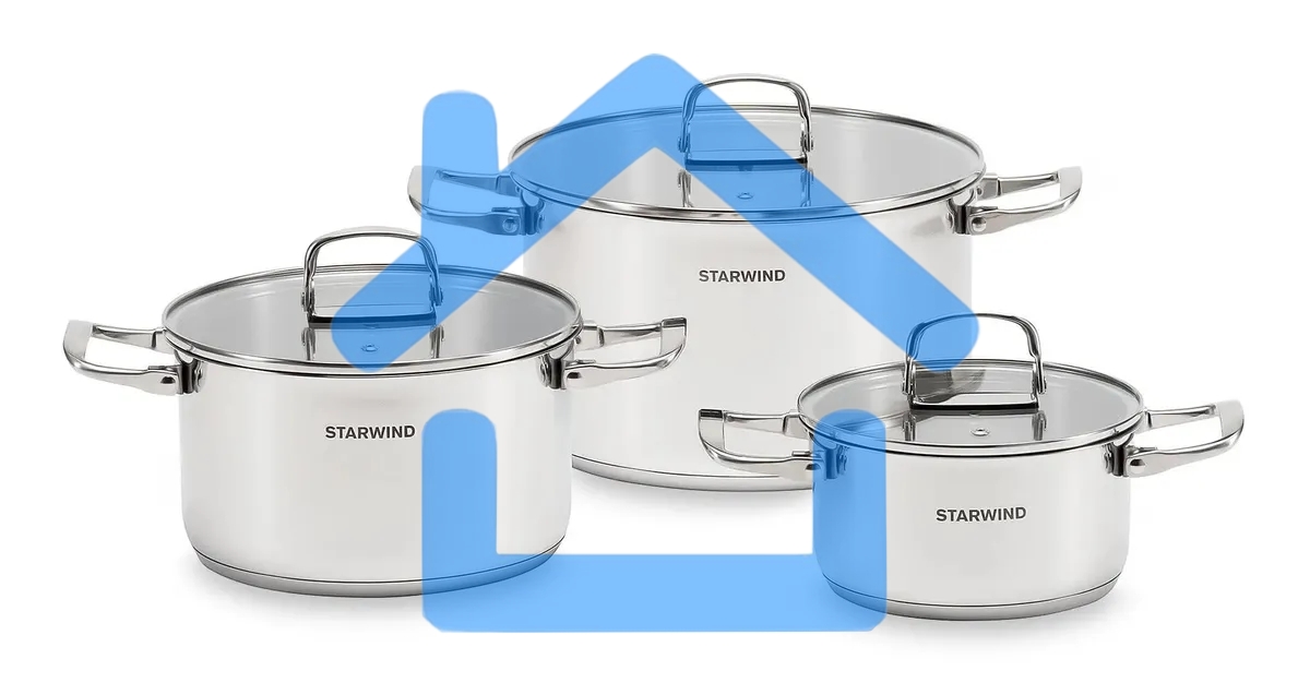 Набор кастрюль Starwind Chef Compact 6 предметов (SW-CH3006)