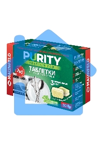 Таблетки для посудомоечных машин Maunfeld Purity Premium ECO all in 1 MDT30PE (30 шт. в упаковке)