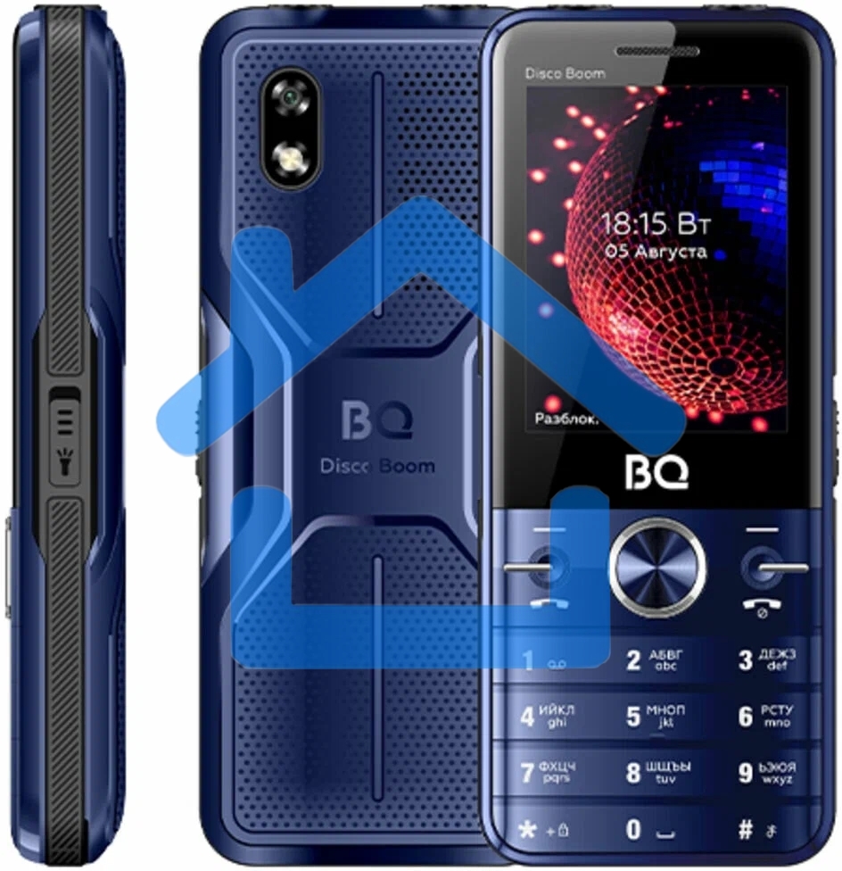 Мобильный телефон BQ 2842 Disco Boom синий/черный