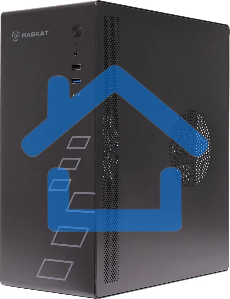 Компьютер Raskat Standart 300 (Intel Core i3 12100, RAM 8Gb, SSD 240Gb, no OS, kb+ms, черный)