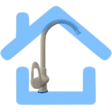 Кухонный смеситель Maunfeld MFQT-6BG бежевый