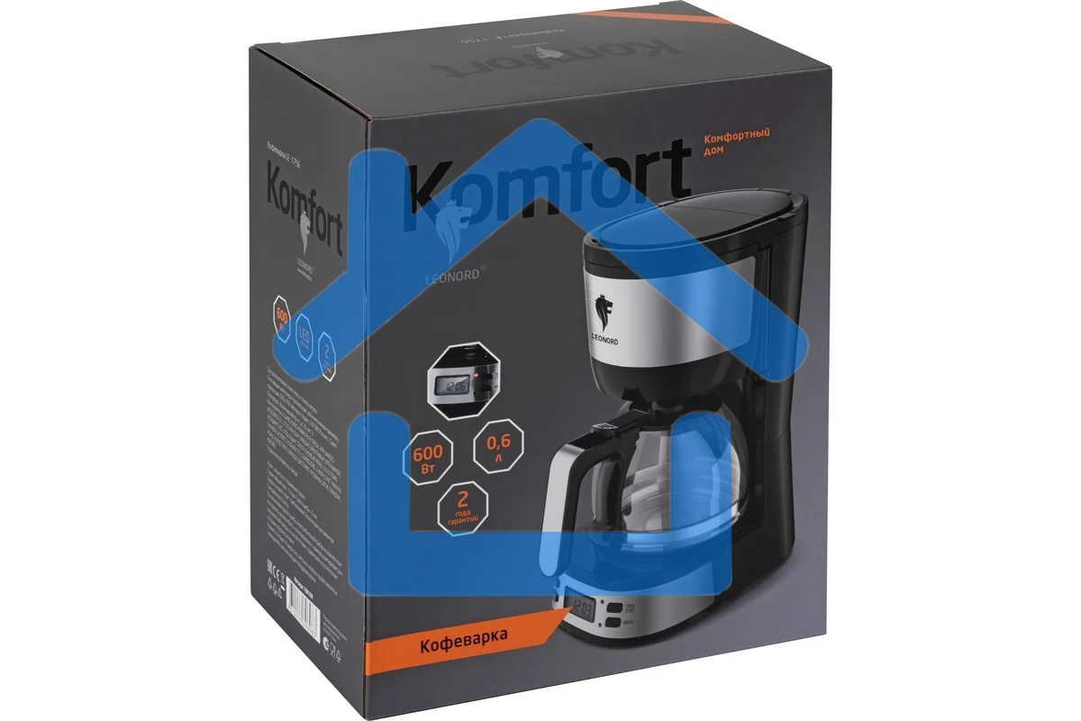 Кофеварка капельная LEONORD LE-1756 (108168)