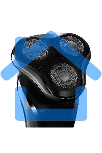 Электробритва PMR 0307RС wet&dry PRO 5 blades+ электрическая (Polaris), черный/хром