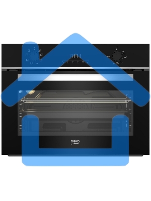 Духовой шкаф электрический Beko BBCM13300X, черный/серебристый