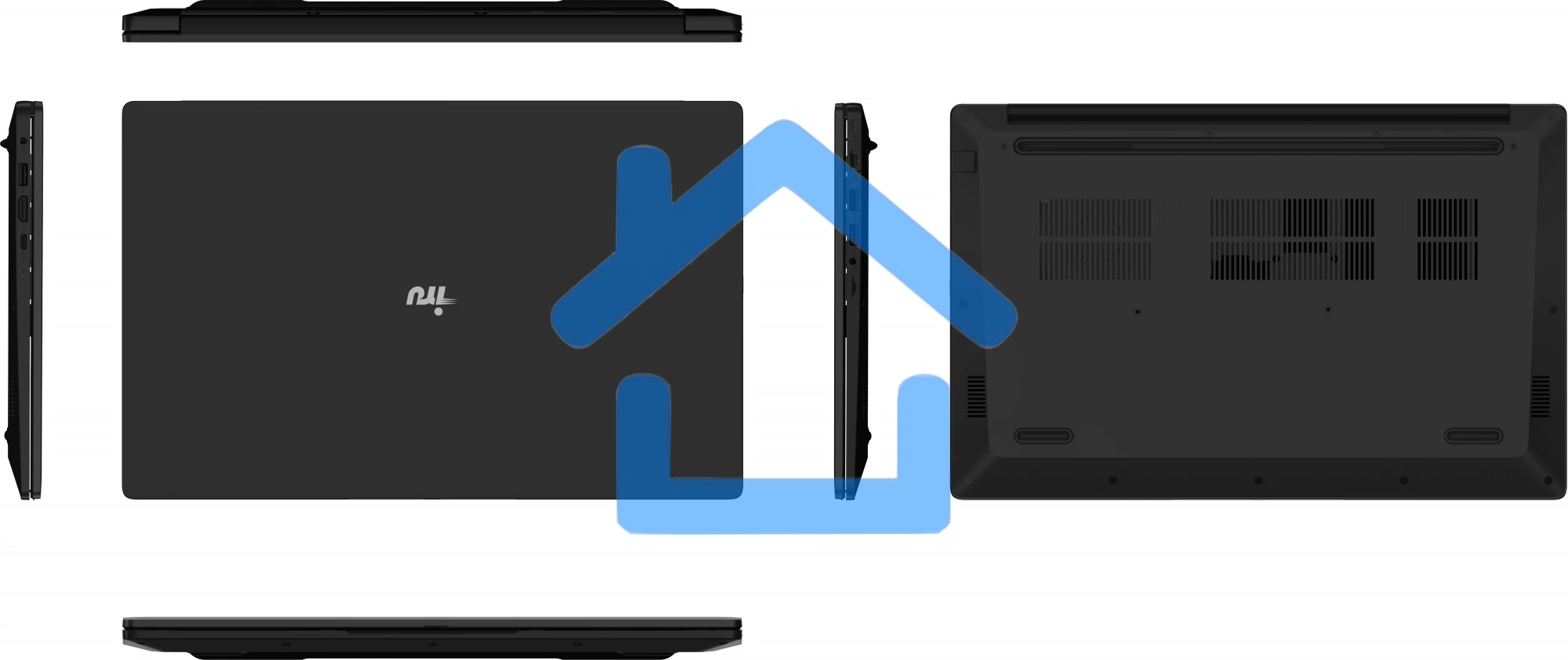 Ноутбук IRU Strato 15ALI черный Core i3 1215U 16Gb SSD 512Gb Intel Iris Xe graphics 15.6