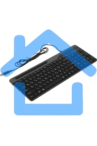 Клавиатура A4Tech Fstyler FK25 проводная, USB, черный/серый