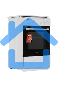 Плита комбинированная Cezaris ПГЭ 1000-05 белый, конфорок 4 шт, духовка 45 л, 51 см x 85 см x 52 см