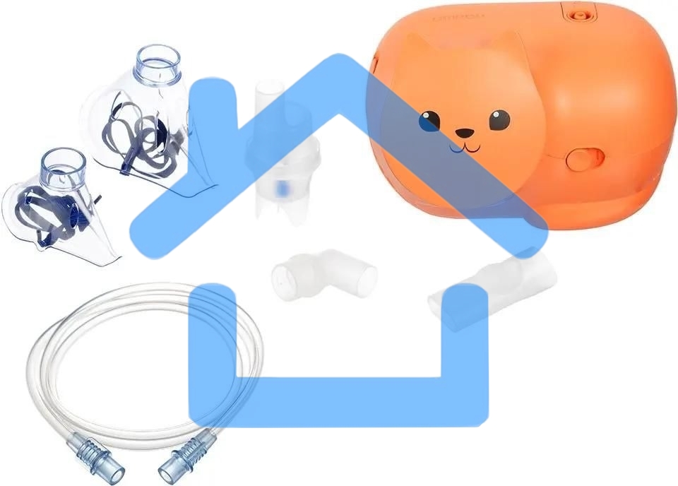 Ингалятор Omron Neko Kat (MRU) компрессорный, стационарный, оранжевый