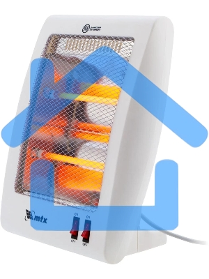 Обогреватель инфракрасный MTX IQH-800, белый, кварцевый, 800 Вт, 8 м2