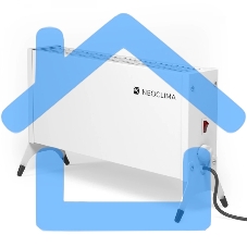 Конвектор Neoclima Nano 1000W белый, 1000 Вт, 15 м2, термостат