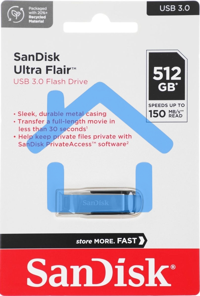 Флешка USB R/W Sandisk USB3 512Gb SDCZ73-512G-G46