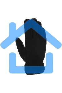 Перчатки универсальные Denzel 68095 двойные, ПВХ нанесение, размер 8