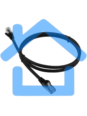 Патч-корд Lanmaster LAN-PC45/S6-2.0-BK FTP вилка RJ-45-вилка RJ-45 кат.6 2м черный LSZH (уп.:1шт)