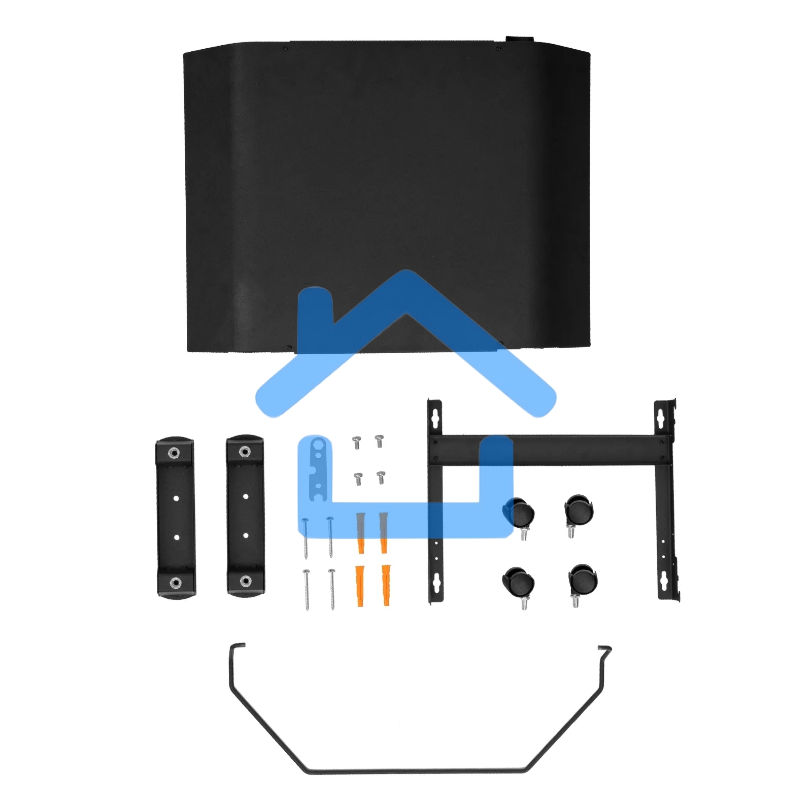 Конвектор Denzel XCE-1000B черный, 1000 Вт, 15 м2, термостат
