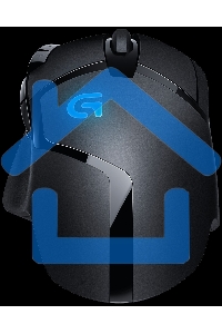 Мышь проводная Logitech G402 Hyperion Fury, черный, 4000 dpi, USB, кнопки - 8