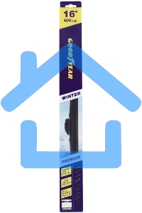 Щетка стеклоочистителя GOODYEAR GY005316 Winter Premium 16''/40 см, 9 переходников