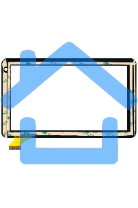 Сенсорное стекло (тачскрин) для Prestigio SmartKids 3997, черное