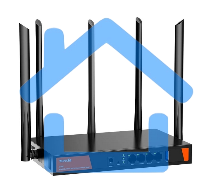 Маршрутизатор Wi-Fi TENDA 3000MBPS W30E
