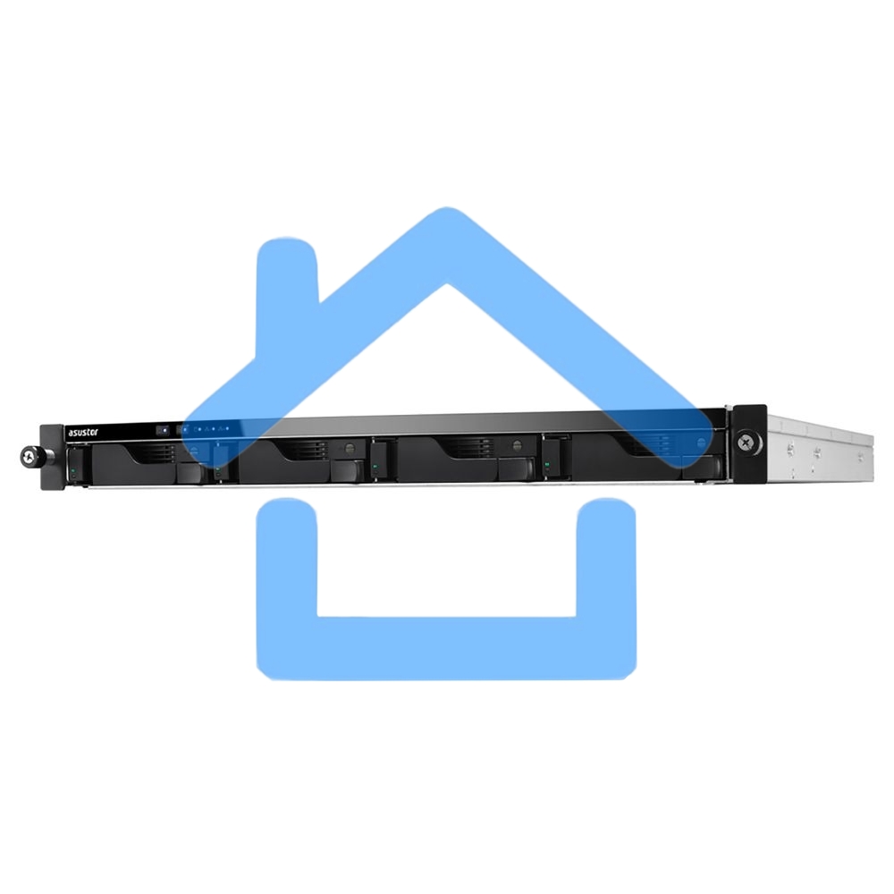 Сетевой накопитель ASUSTOR AS6504RS 4Bay/Intel Atom C3538, 2.1GHz/8Gb DDR4/noHDD,LFF(HDD,SSD),/2x1GbE(LAN)/4xUSB3.2; 90IX01G0-BW3S00