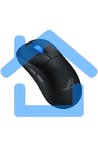 Мышь беспроводная/проводная ASUS ROG Keris II ACE черный, 42000 dpi, радиоканал, Bluetooth, USB, кнопки - 6