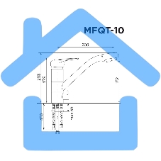 Кухонный смеситель Maunfeld MFQT-10W кремовый